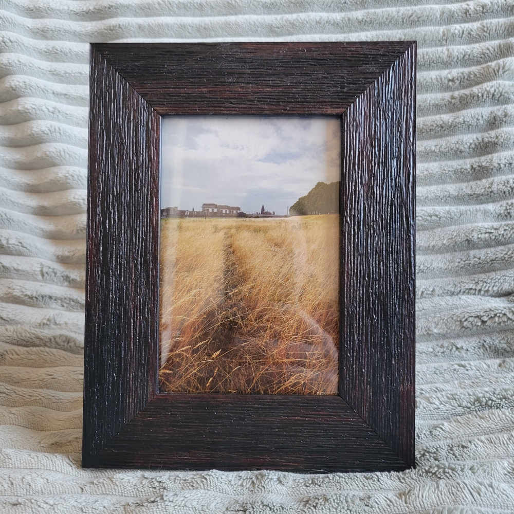 Rustic Dark Wood Picture Frame 4"X6"